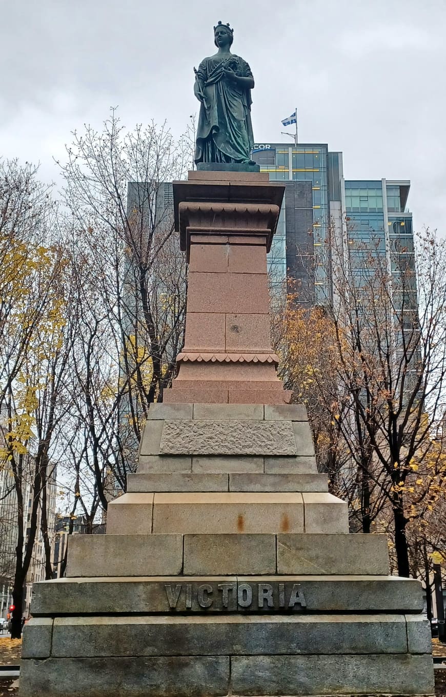 Premier Monument de la reine Victoria.